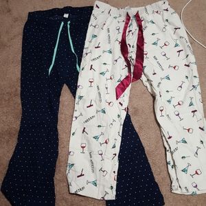 Two pairs of pajama pants